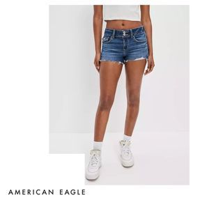 American Eagle  Artist Women's Distressed Cut-off Denim Shorts size 8